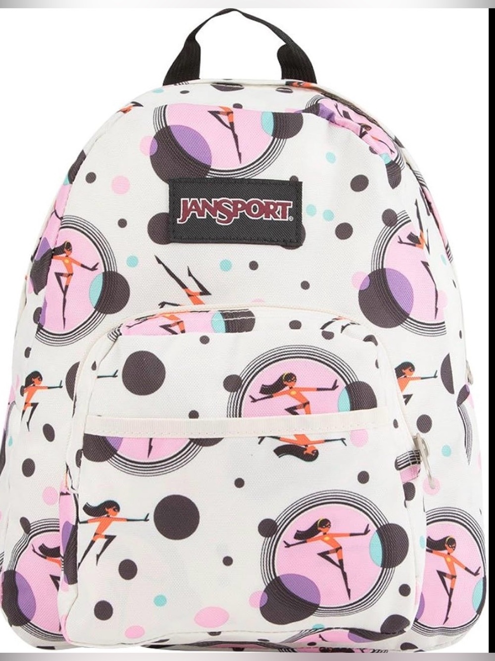 Jansport mini backpack incredibles Violet pattern